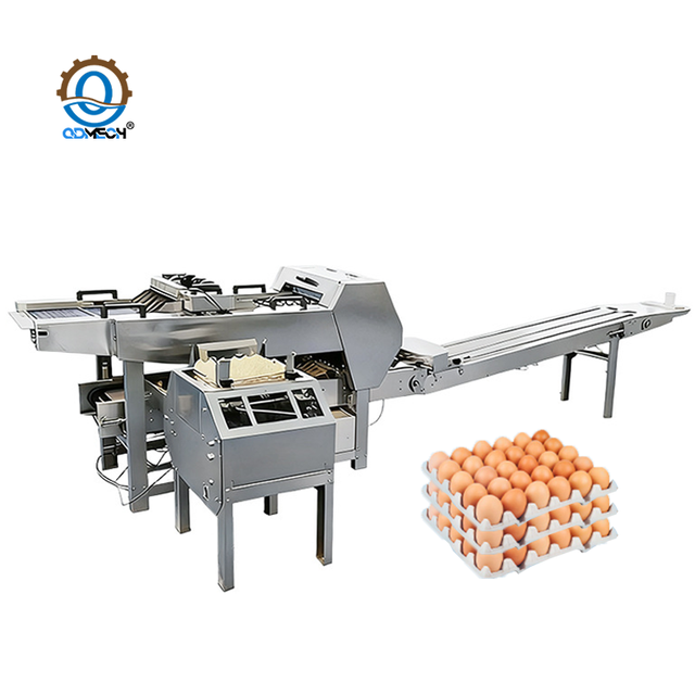 L&iacute;nea de producci&oacute;n autom&aacute;tica de embalaje de bandejas de huevos de alta eficiencia