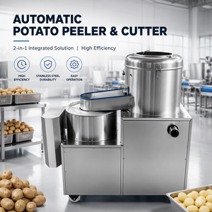 Macchina automatica per pelare e affettare patate per le imprese